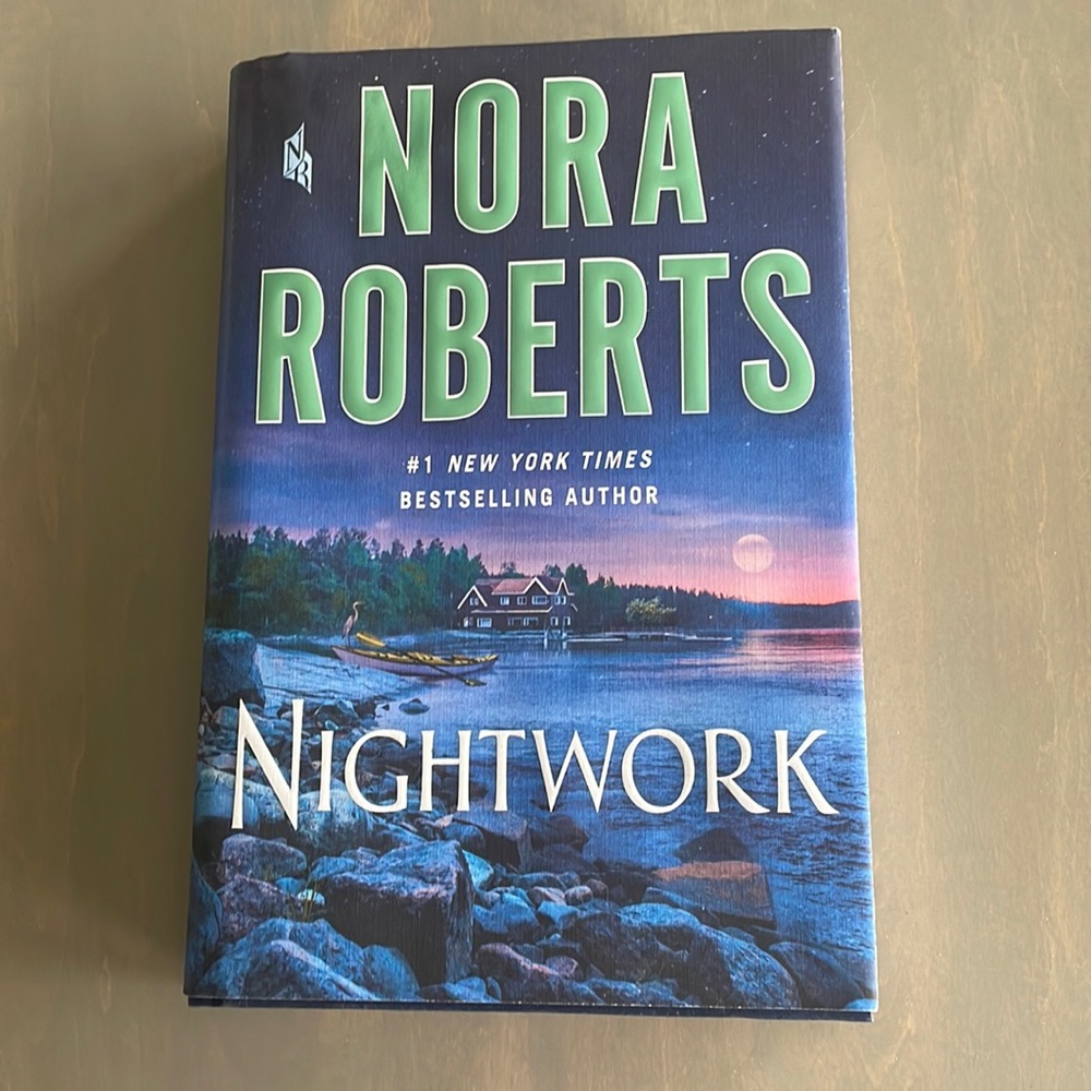 Nora Robert’s “Nightwork” Large Hardcover Book